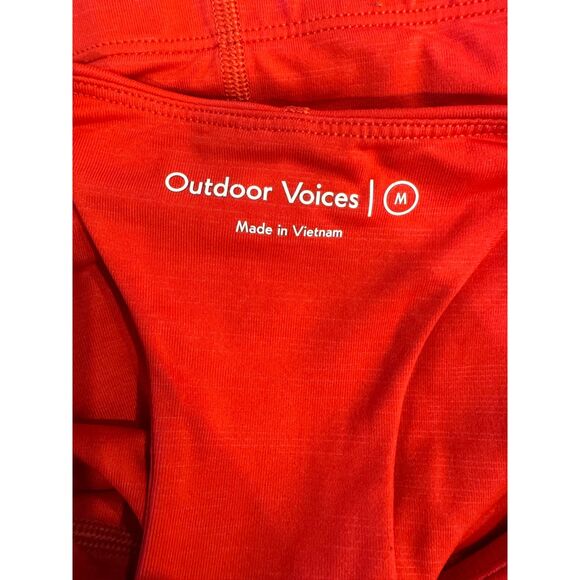 Outdoor Voices Raspberry Sports Bra Crop Top Size M Activewear Performance - Picture 9 of 9